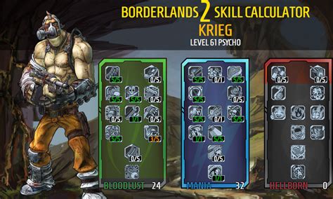 borderlands 2 best krieg build.